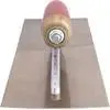 12 X 5 PermaShape® Golden Stainless Steel Finishing Trowel w/Curved DuraSoft® Handle