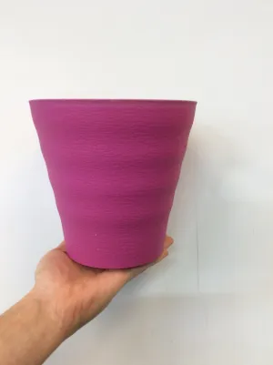 6" Textured Overpot