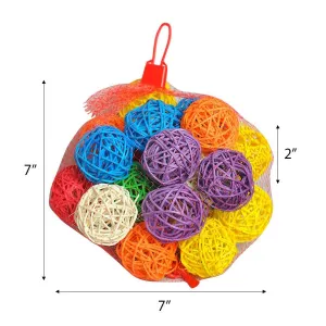 A&E Cage Company Small Ball Hive Bird Toy- 25 count / 2" Balls