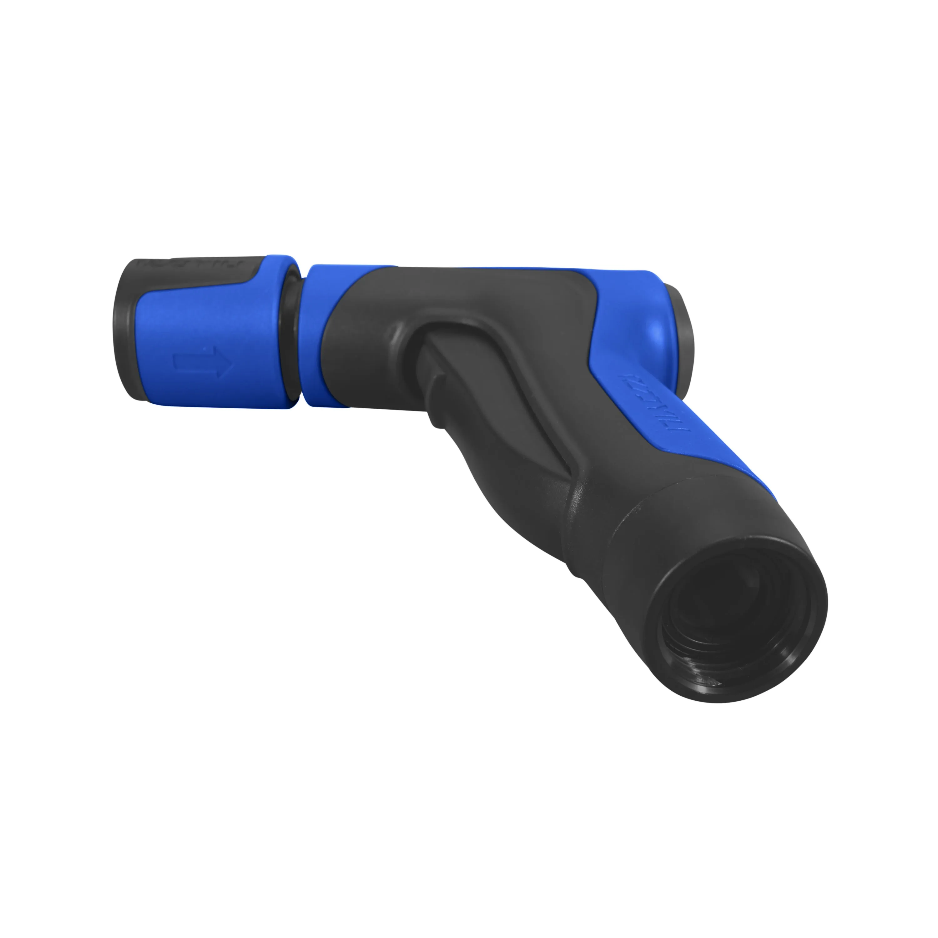 Aqua Joe AJ-SPXN-PRO-SJB 2-in-1 All-Purpose Garden Hose-Powered Adjustable Foam Cannon Spray Gun Kit | W/ Bristle Brush and Detailer Sponge Attachments | Quick-Connect (Blue)