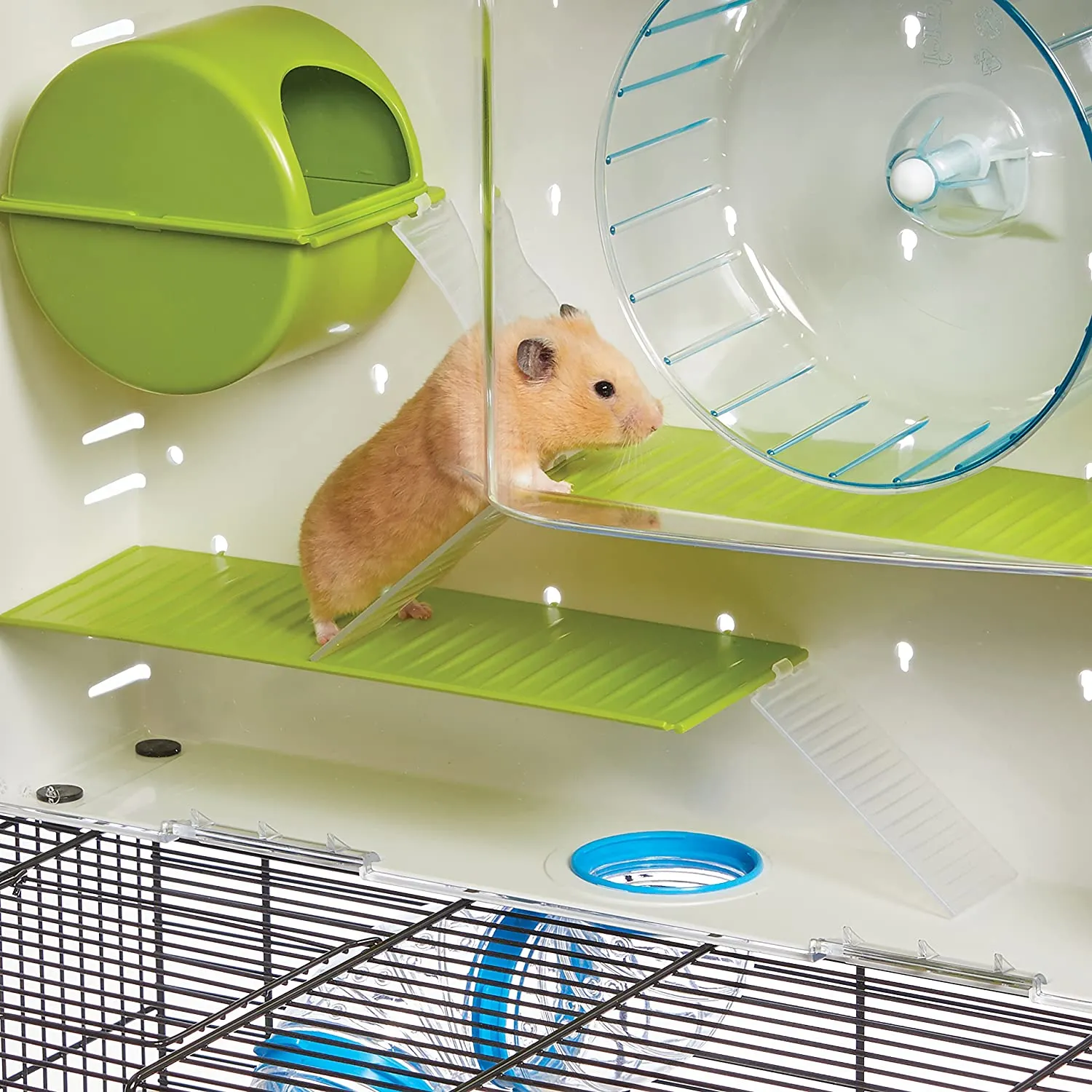 Arcade Hamster Cage - Midwest Homes for Pets Critterville Home - 18.11"x11.61"x21.26"