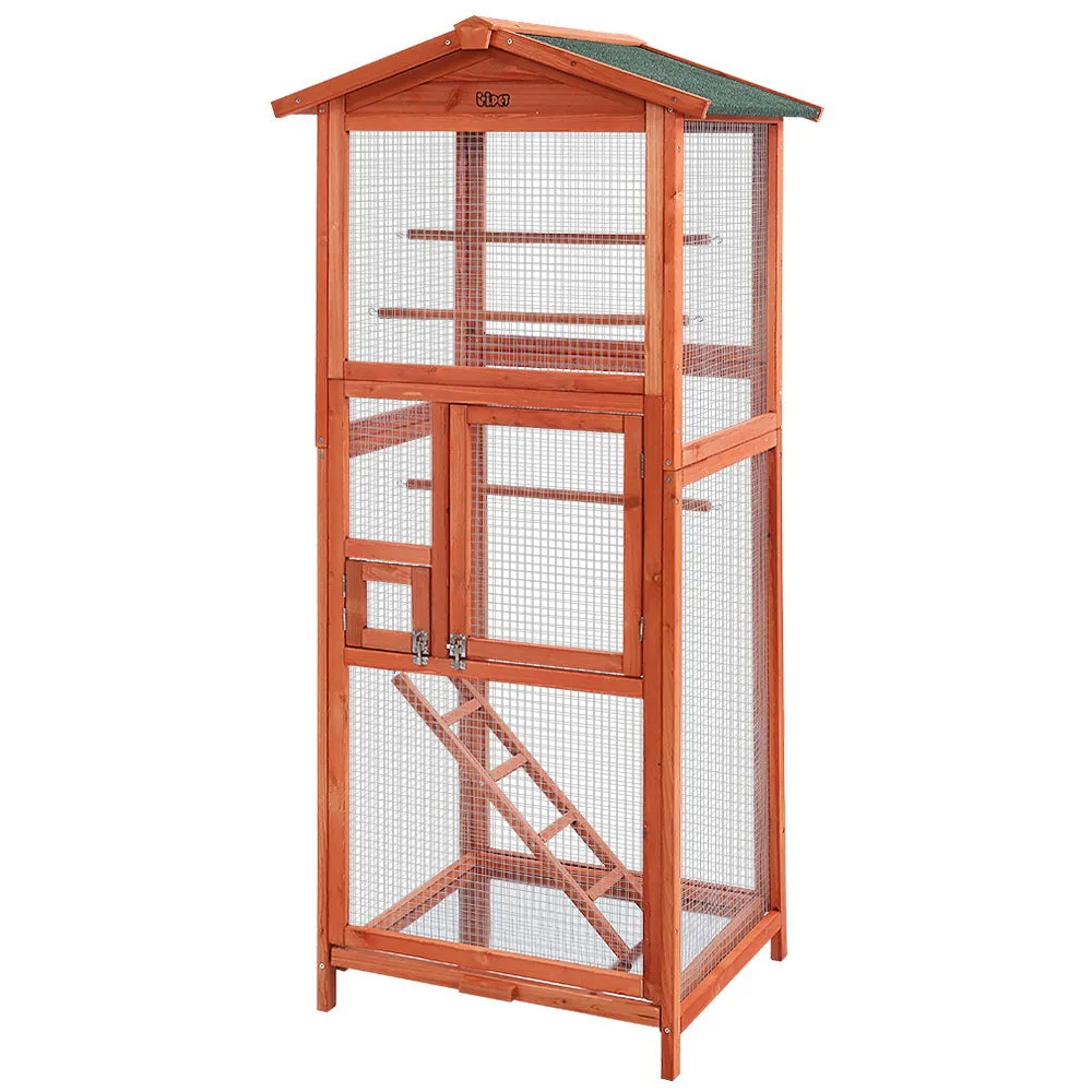 Bird Cage Wooden Pet Cages Aviary Large Canary Cockatoo Parrot XL Home