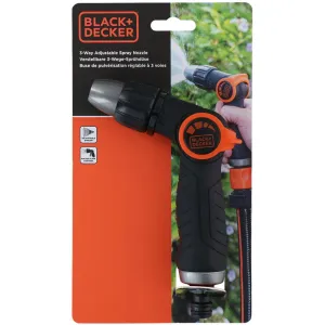 Black   Decker 3 Way Adjustable Spray Nozzle