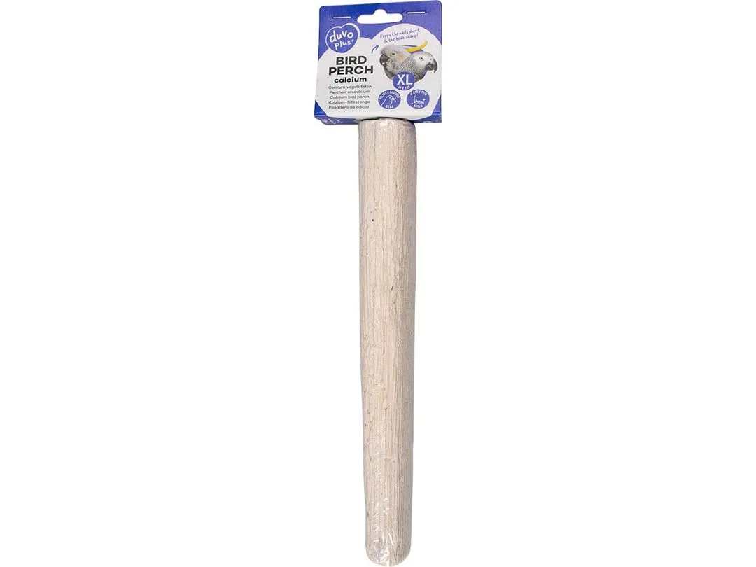 Calcium bird perch XL - 30x5x5cm white