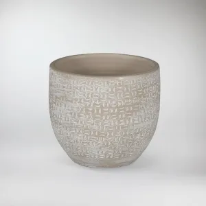 Cream Textured Pot Amarante Ø 18 cm