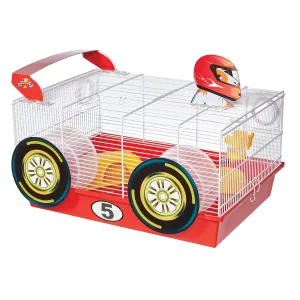 Critterville Race Car Hamster Home