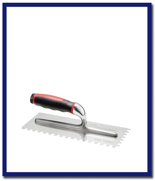 DTA Stainless Steel Adhesive Trowel Square Notch 4mm (1 Pc)