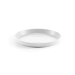 Ecopots Saucer Round Pure White