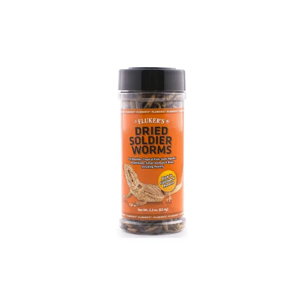Flukers Dried Soldier Worms