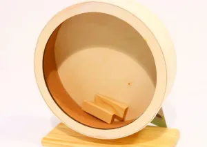 Hemoton Wheel Exercise Hamster Wooden Running Silent Pets Pet Run Disc Small Play Non Wheels Mute Hamsters