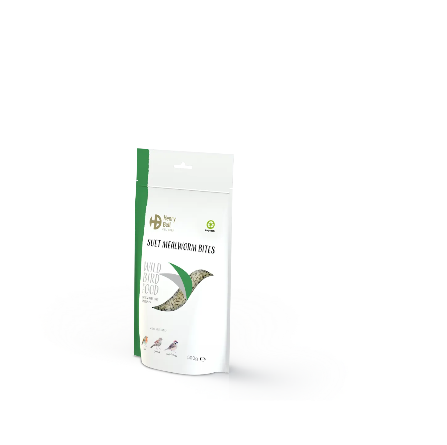 Henry Bell Suet Mealworm Bites Wild Bird Food 2Kg