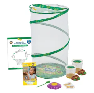 Insect Lore Butterfly Pavilion Kit with Two LIVE Cups of Caterpillars