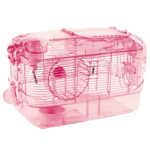 Kaytee CritterTrail One-Level Hamster Cage Pink Edition