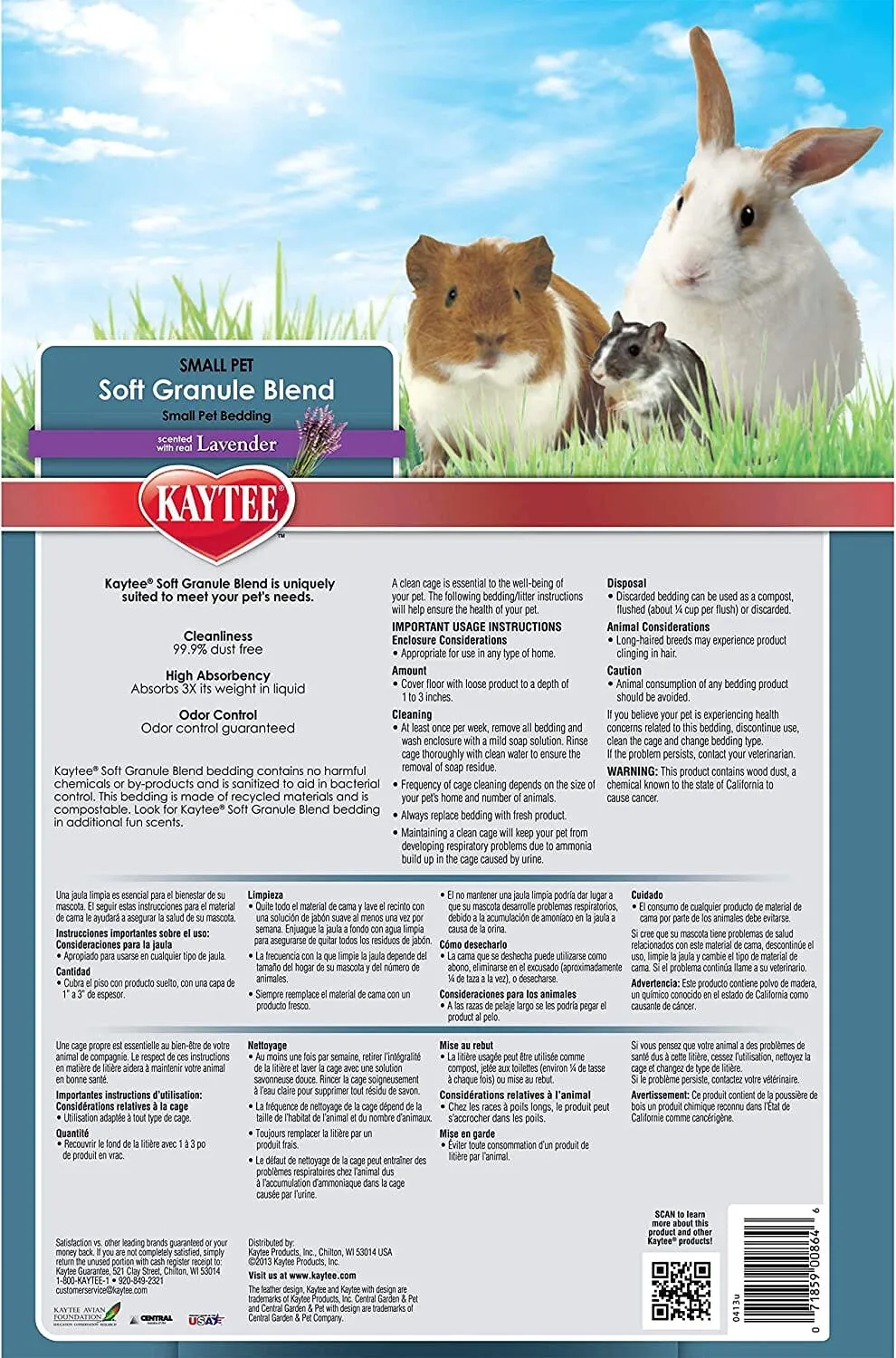 Kaytee Soft Granule Lavender Blend - 27.5 l