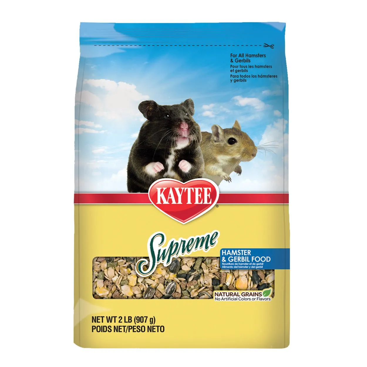 Kaytee Supreme Hamster & Gerbil Fortified Daily Diet 2 lb