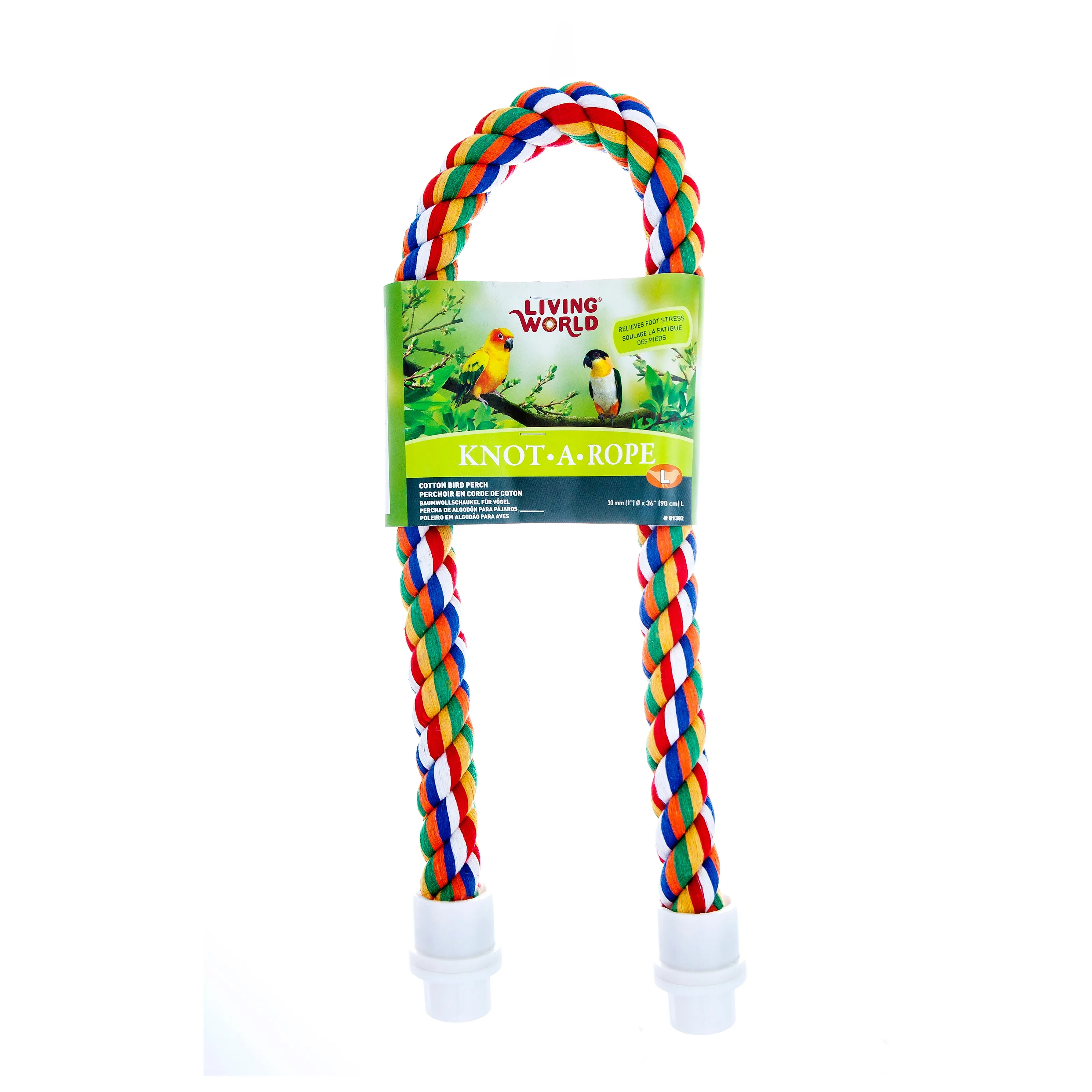 Living World - Cotton Perch Banana Flavour (30mm x 90cm)