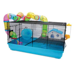 Living World Dwarf Hamster Cage - Playhouse - 58 cm L x 32 cm W x 31.5 cm H (22.8 x 12.5 x 12.4 in)