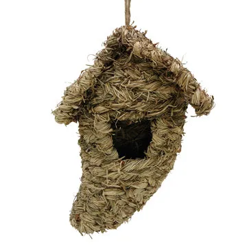 Living World Outdoor Bird Nest - Orchard Grass - Cone - 21 cm x 15 cm x 26 cm  (8.3'' x 5.9in x 10.2in in)