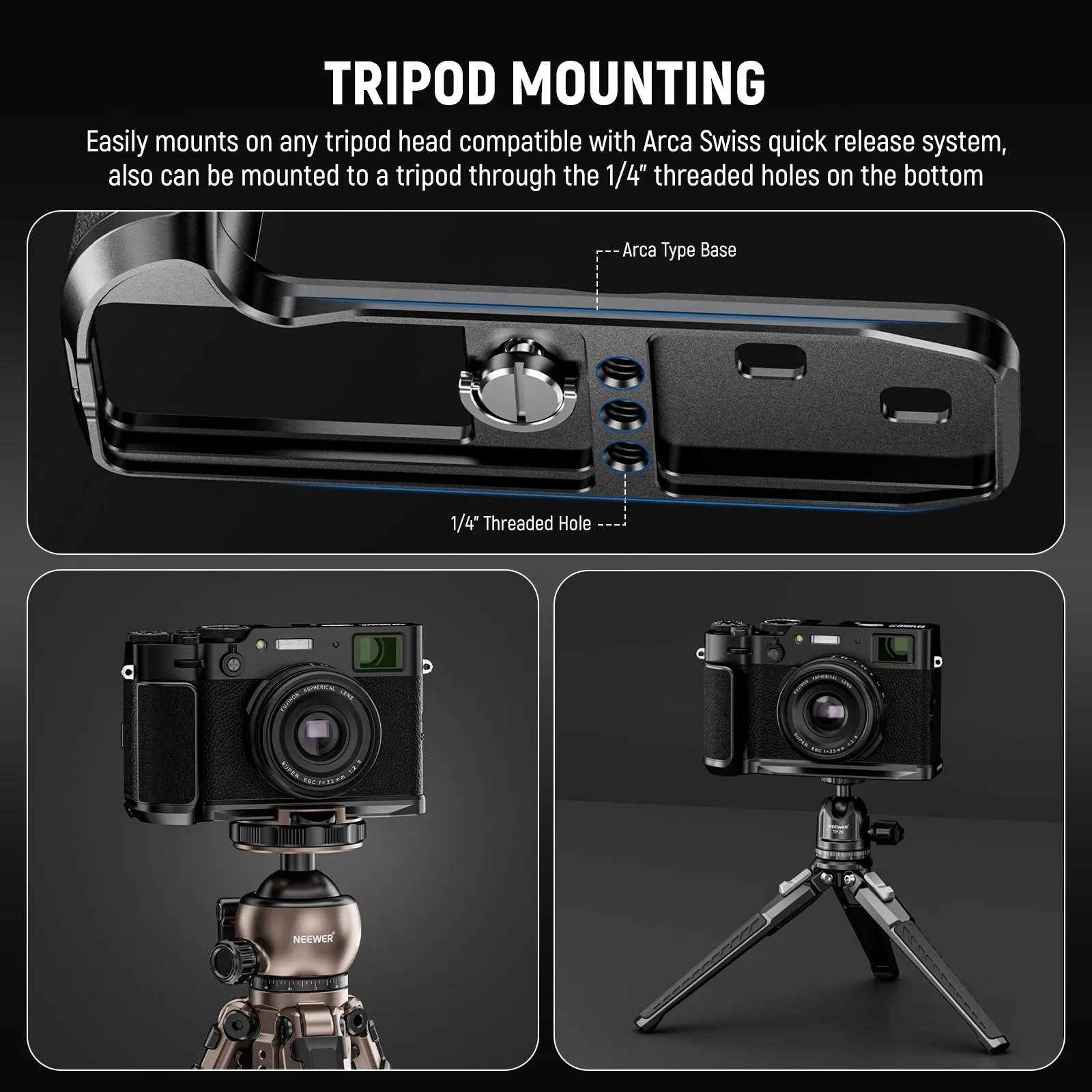 NEEWER CA083/CA084 Baseplate for Fujifilm X100VI and X100V