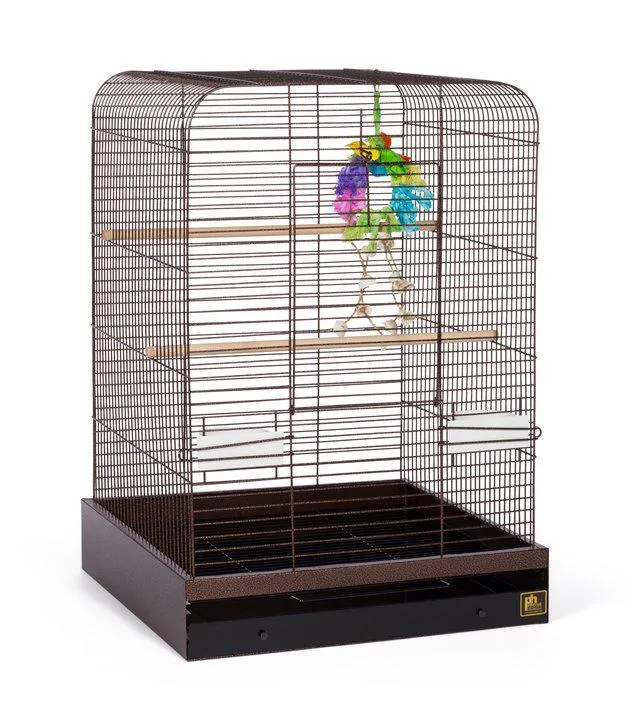 Parakeet, Cockatiel, Conure Bird Cage - Madison Bird Cage - 20" L x 20" W x 29" H - Prevue Hendryx