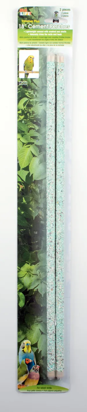 Penn Plax - Wood & Cement Perch (18in)