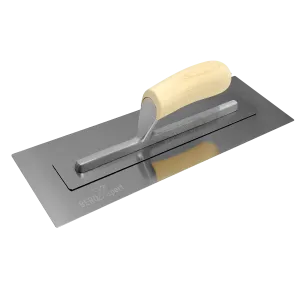 PREMIUM SuperFlex Trowel | Stainless Steel | California Camelback Wood Handle