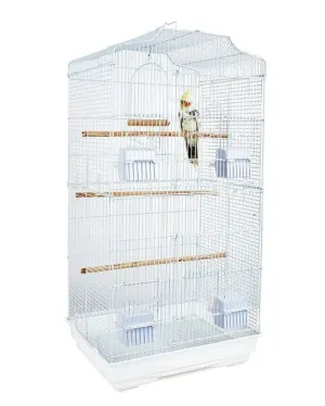 Rainforest St Lucia White Bird Cage