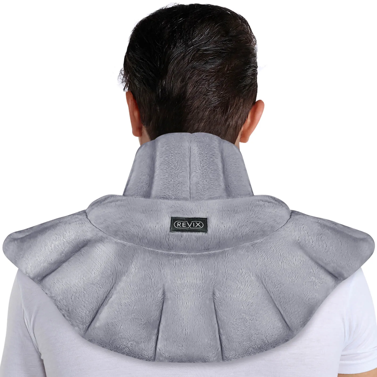 REVIX Microwavable Heating Pad for Neck Shoulders and Back, Microwave Heated Wrap with Moist Heat