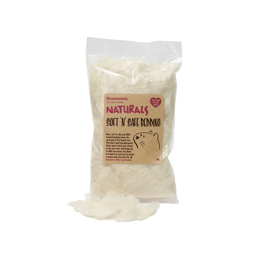 Rosewood Naturals Soft 'N' Safe Small Animal Bedding 20g