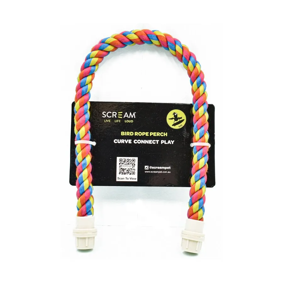 Scream Bird Rope Perch
