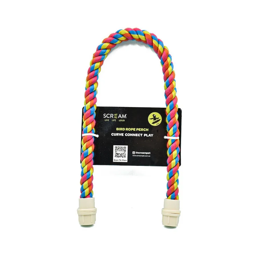 Scream Bird Rope Perch