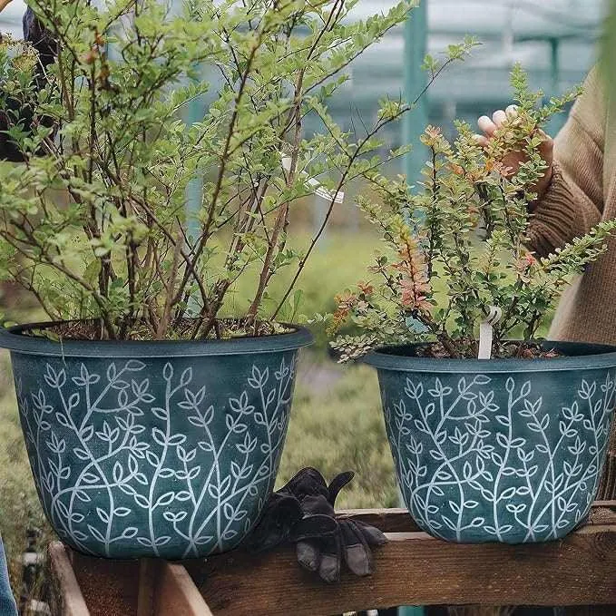 SG Traders™ Serenity Plant Pots (Pack of 2)
