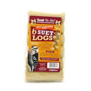Suet To Go Insect Suet Logs 6pk (Pack of 6)