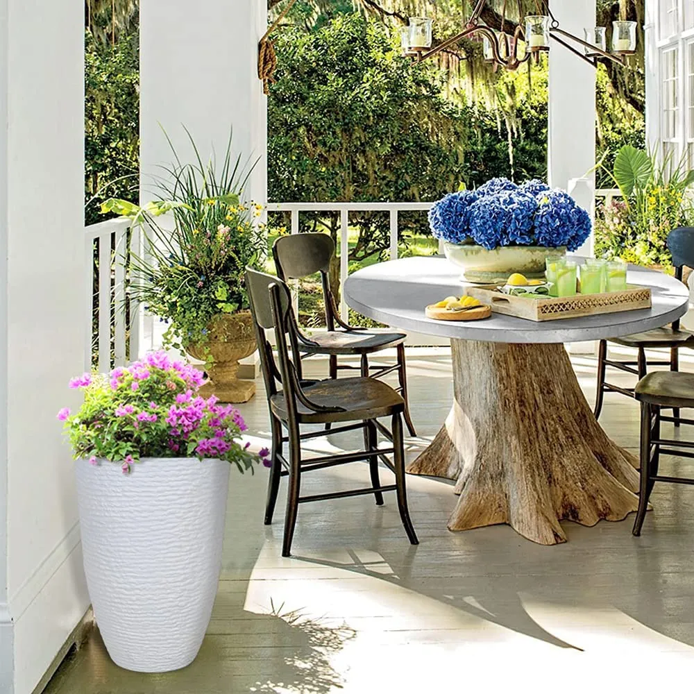 Worth® 21'' Tall extra large indoor plant pots for patio trees in pots