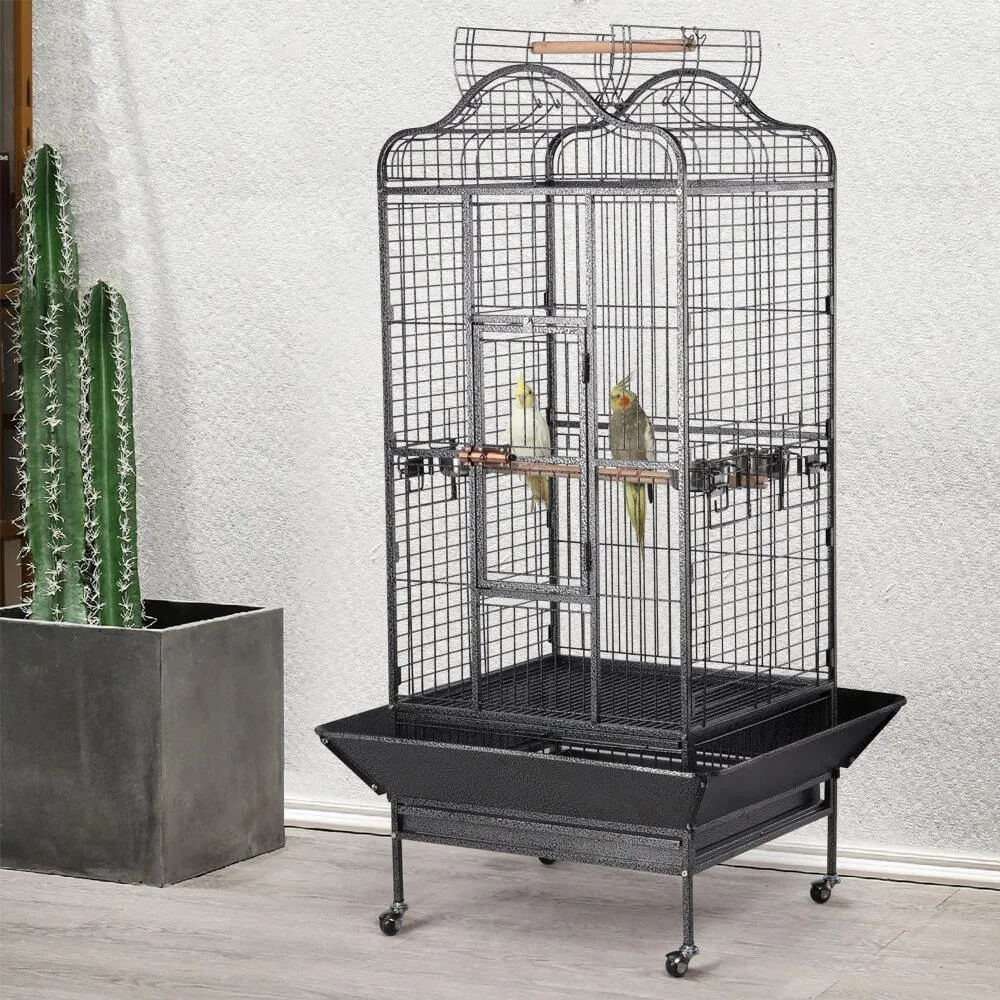 Yaheetech 63 Inch Large Parrot Cage with Open Playtop