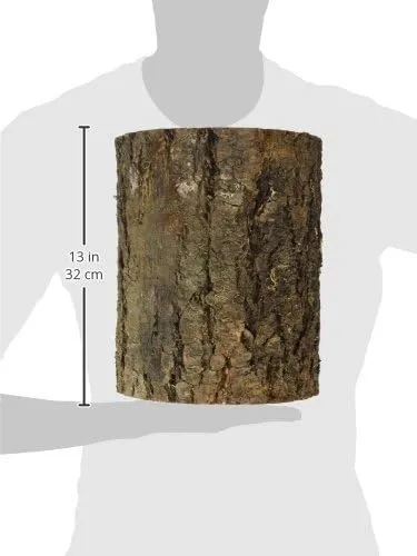 Zoo Med Laboratories Habba Hut Half Wooden Log Shelter Reptile Terrarium Décor - Giant